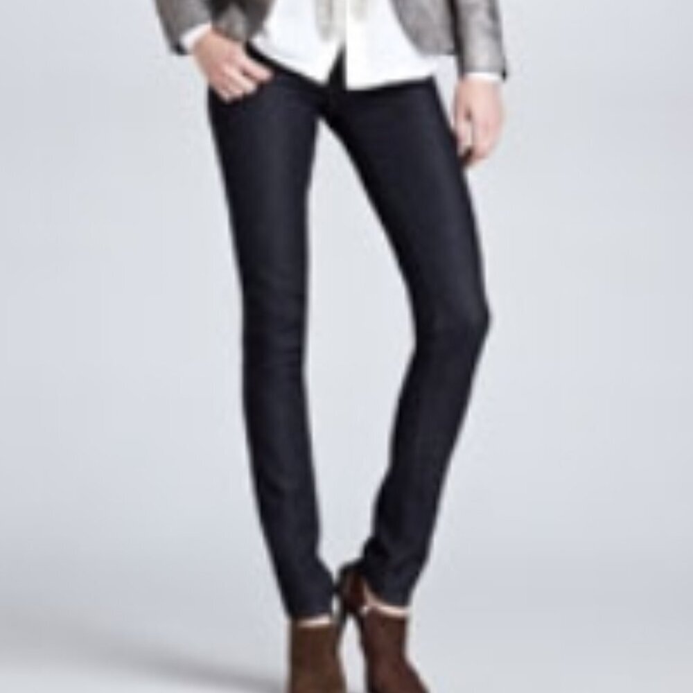 Ralph Lauren Black Label 105 Super Stretch Cigarette Jeans Indigo Wash, 26